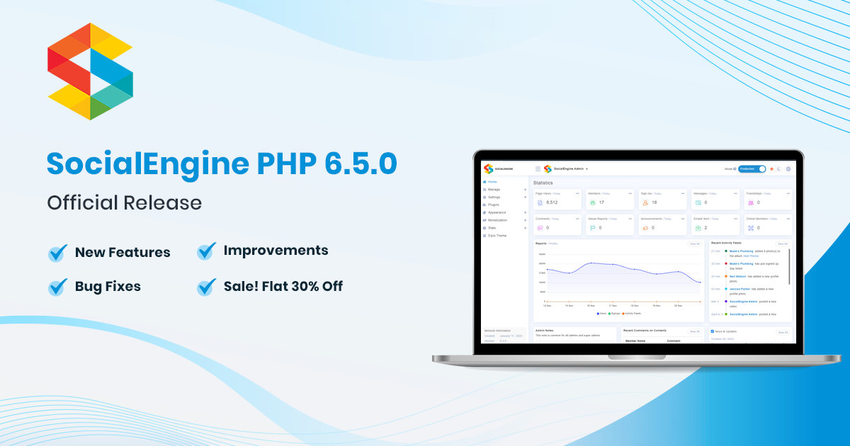 SocialEngine PHP 6.5.0 Release