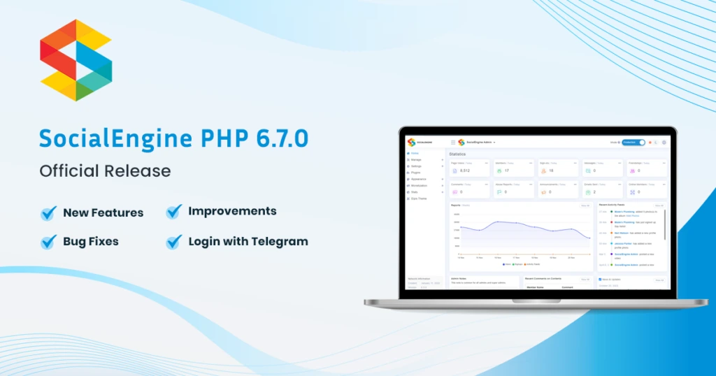 SocialEngine Self-Hosted 6.7.0 Has Released