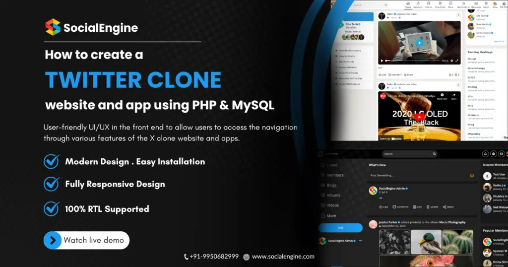 Create a Twitter Clone Website and App Using PHP and MySQL