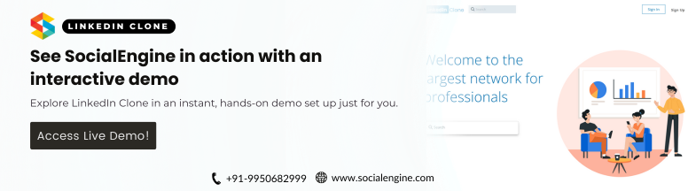 Linkedin Clone Live Demo